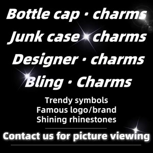 غطاء هاتف فاخر من العلامات التجارية المصممة، مزين بالمعادن اللامعة والأحجار الكريمة، إكسسوارات للحرف اليدوية، زخارف عصرية لهواتف الجوال - Product Image 2