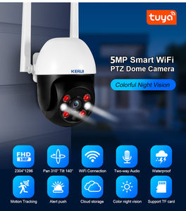 科瑞5MP图雅安全摄像机家用Wifi网络IP摄像机监控闭路电视人体运动跟踪IP65夜间版 - Product Image 6