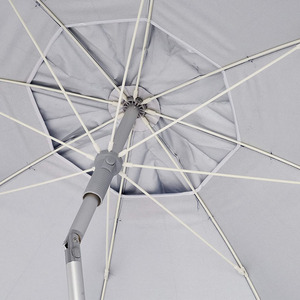 Parapluie de plage imprimé personnalisé, poteau en aluminium de 5,2 pieds pour le vent, parasol de plage fixe enduit PU <span class=keywords><strong>2020</strong></span>, meilleures ventes <span class=keywords><strong>2020</strong></span> - Product Image 4