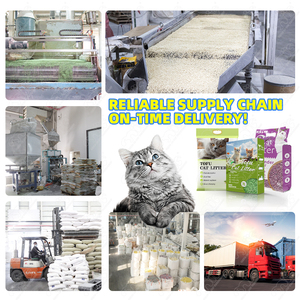Vente <span class=keywords><strong>flash</strong></span> Premium Contrôle des odeurs à faible <span class=keywords><strong>suivi</strong></span> Litière pour chat tofu de haute qualité à base de plantes - Product Image 6