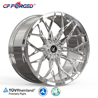 Jantes de voiture personnalisées en chrome forgé CF de 18 à 22 pouces pour 3 E36/E46 & Mercedes- W204/W205 5x112/5x120 PCD