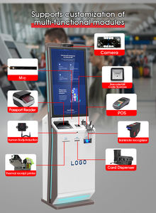 كشك خدمة ذاتية للتسجيل والدفع في الفنادق مع ماسح ضوئي للجوازات وموزع للنقود - Product Image 5
