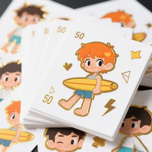 Pegatina Holográfica 3D para Pared de Coche, Personalizada, Linda, con Movimiento, de Anime, con Logotipo, Impermeable, Tipo Papel Tapiz - Product Image 2