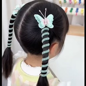 Nouveaux accessoires capillaires pour femmes Rainbow Roll, serre-tête <span class=keywords><strong>en</strong></span> spirale pour enfants, tresse à bulles, bandeau doux pour bébés et enfants - Product Image 5