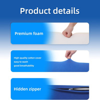 Orthopädisches Hochdichte-Memory-Foam Dreieckskissen mit Abnehmbarem Bezug für Postoperative Erholung und Heimgebrauch