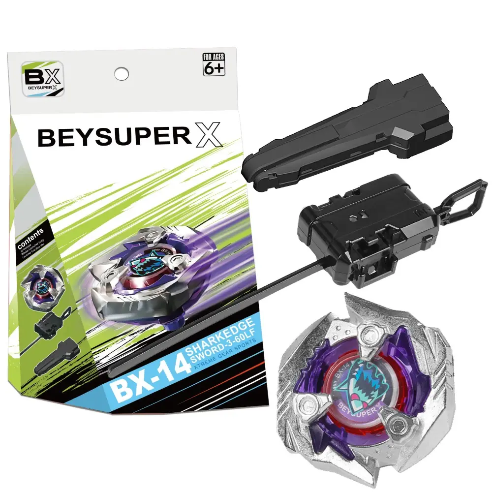 OEM Custom Spinning Top Wholesale X Series Bey Burst Battling Gyro with Laucher Set Popular Kids 2024 Latest Outdoor Blades Toys