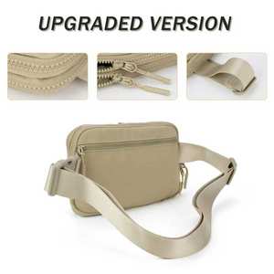 Tas Pinggang, tas pinggang kapasitas besar portabel anti air, tas selempang dengan tali panjang yang dapat disesuaikan - Product Image 2