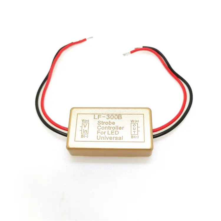 Caja de controlador estroboscópico de Flash, módulo intermitente continuo, controlador de luz de señal de coche para faro LED Foglamp