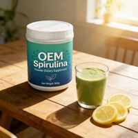 Poudre de spiruline personnalisable OEM – Complément alimentaire pour le bien-être quotidien et le soutien corporel