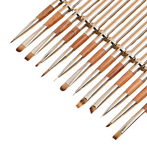 Juego de Pinceles Profesionales para Uñas, Pinceles para Pintar Arte en Uñas con Gel, para Manicura, Proveedor para Salones de Belleza - Product Image 1