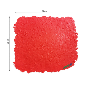 Tampons en béton léger ardoise sans couture Texture timbres tapis, rouge, bord pointu, ciseau, tampon en béton - Product Image 5