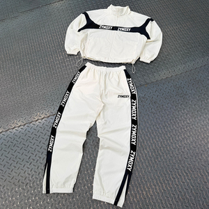 Track <b>Zip</b> <b>Up</b> <b>Jackets</b> And Nylon Pants Set Windproof Waterproof Windbreaker Set Custom Design Tracksuit Lightweight Jogging Suits - Product Image 1