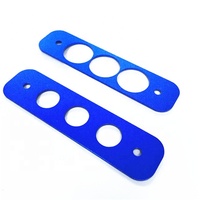 Usinage CNC personnalisé chinois pour l'usinage par électroérosion à fil, découpe laser/gravure au laser, acier inoxydable/aluminium anodisé bleu
