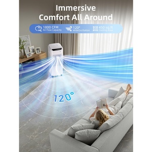 Aire Acondicionado Portátil Móvil de 5000 BTU para Interiores, de Alta Calidad, 1P, Solo Frío, Venta al por Mayor Directa de Fábrica - Product Image 2
