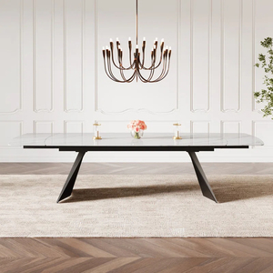 Tavolo da Pranzo Allungabile in Ceramica di Design Moderno e Lussuoso per 6-8 Persone - Product Image 3