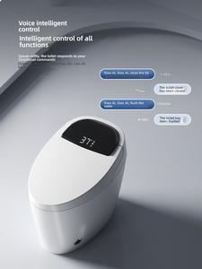 Thiết kế mới một mảnh nhà vệ sinh CHẬU VỆ SINH WC nhà vệ sinh đặt thông minh commode sàn phòng tắm gắn thông minh WC nhà vệ sinh thông minh - Product Image 3