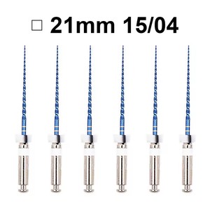 Limas Endodónticas Dentales 04 06 Taper, Limas Endodónticas Azules de Niti, Limas Rotatorias Activadas por Calor de 21 mm/25 mm para Preparación de Conductos Radiculares - Product Image 2
