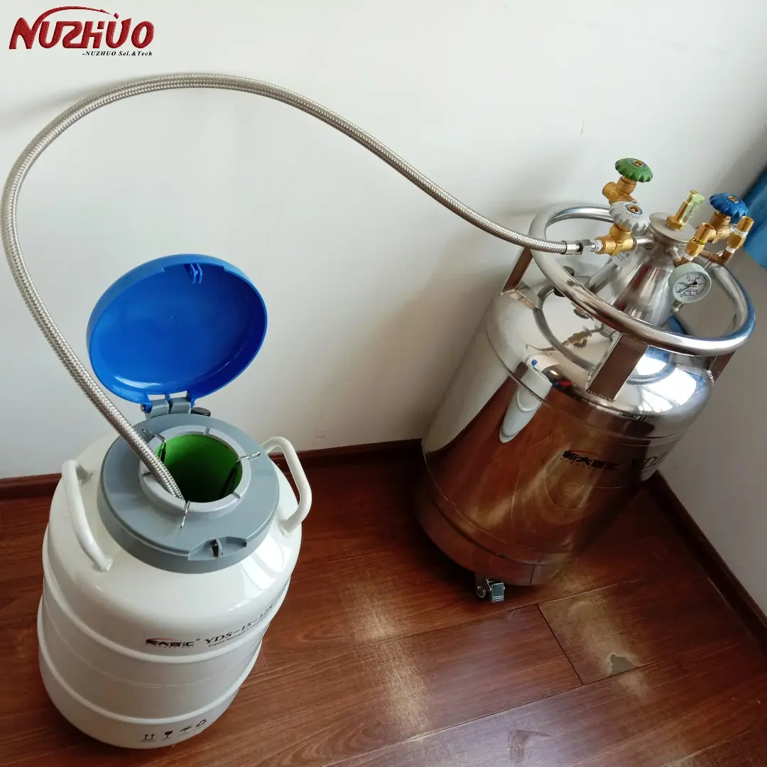 NUZHUO小型液体窒素マシン窒素液体プラント極低温N2装置ラボ用