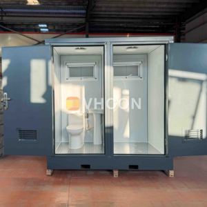 Casa Prefabricada Duradera de Fabricación China, Casa Pequeña a Bajo Precio, Baño Público Portátil Conveniente <span class=keywords><strong>con</strong></span> Función de <span class=keywords><strong>Ducha</strong></span> - Product Image 3