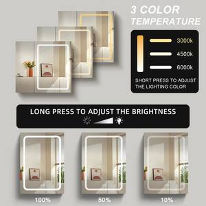 卸売スマート医学キャビネットミラー | 音声 + アプリコントロール | アンチフォグ | ホテルプロジェクトメーカー - Product Image 5