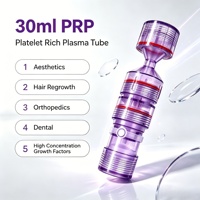 Kit T-PRP jetable de 30 ml pour le traitement anti-âge des cheveux, des articulations, des dents et vétérinaire