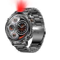 Nouvelles Arrivées Directes Usine AK106 Montre Connectée Robuste HD 1400mAh Appel Bluetooth Étanche IP68 Fréquence Cardiaque SpO2 Multisports Fitness Appel Vocal
