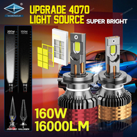 Phare LED haute puissance d'usine H7 ampoule Canbus H11 H1 H4 HB3 9005 HB4 9006 9012 lumière LED nouvel état 6500k température de couleur