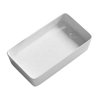 Évier de lavage de comptoir Design de formes variées Salle de bains Toilette en céramique Lavabos à main