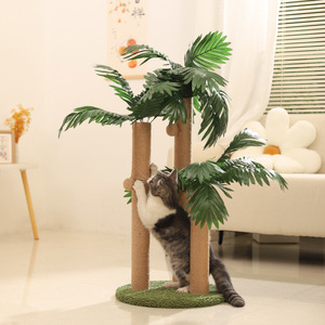 Arbre à chat vertical avec <span class=keywords><strong>griffoir</strong></span> et structure d'escalade en corde de sisal, durable, moderne et classique, en carton - Product Image 2