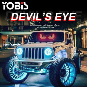 Yobis 2025 nuevo Panel de visualización de ojos de diablo parpadeante Aplicación de pantalla de guiño de ojos de diablo para pantalla de bolsa de mochila de coche - Product Image 3