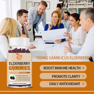 Gomitas de Saúco con Zinc y Vitamina C, Favorecen la Salud Antioxidante, Mejoran el Sistema Inmunológico, Aptas para Toda la Familia - Product Image 4
