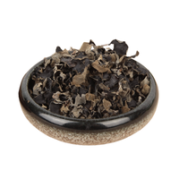 Yuanfu Hongo Negro Seco Vegetariano Entero, Saludable y Nutritivo, Procesado con AD, Sabor Salado, 10 kg