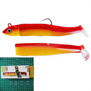 Lua <span class=keywords><strong>esca</strong></span> <span class=keywords><strong>finta</strong></span> <span class=keywords><strong>esca</strong></span> morbida testa di piombo morbida coda PVC mare acqua dolce <span class=keywords><strong>pesca</strong></span> per spigola per la posizione lago - Product Image 1