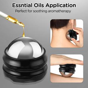 Handmassagegerät mit Massageball zur Therapie und Entspannung, zur Linderung von Muskelkater und Gelenkschmerzen, für entspannende Ganzkörper-Tiefengewebsmassage - Product Image 3