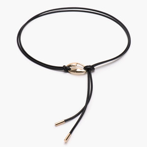 <span class=keywords><strong>Ceinture</strong></span> fine nouée pour <span class=keywords><strong>femme</strong></span> en cuir PU, double cordon, avec boucle en alliage pour robes - Product Image 5