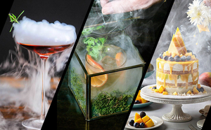 Pistolet à fumée 2-en-1 pour cocktails et aliments - Infuseur de fumée et d'arômes pour bar à domicile, barbecue et <span class=keywords><strong>restaurant</strong></span> - Product Image 3