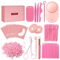 Kit d'extension de cils pour Salon de beauté, ensemble de formation de cils OEM, étiquette privée, outils de cils