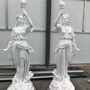 Decoración cuadrada, artesanía <span class=keywords><strong>de</strong></span> resina europea, figuras <span class=keywords><strong>de</strong></span> diosa <span class=keywords><strong>de</strong></span> la Victoria, escultura, estatua clásica <span class=keywords><strong>de</strong></span> <span class=keywords><strong>mujer</strong></span> - Product Image 2