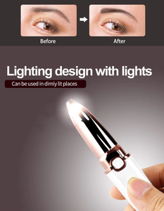 Vente en gros d'usine, épilateur pour femmes, rechargeable par USB, tondeuse à sourcils, épilateur électrique, rasoir facial pour femmes - Product Image 5