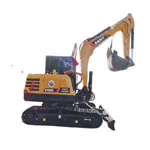 Buen estado Excavadora usada Original China Sany SY60C PRO 6Ton Mini excavadora sobre orugas SY60CPRO SY70C Venta barata de alta calidad - Product Image 1