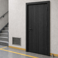 Porte d'hôtel ignifuge de haute qualité, résistante à la rouille, bonne étanchéité, résistante à l'usure, taille personnalisée, design moderne pour supermarché