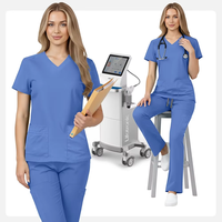 Nouvel ensemble de tenues professionnelles pour infirmières, médecins, dentistes, personnel hospitalier et de spa, incluant blouse et pantalon de travail, articles d'infirmier(ère) en gros