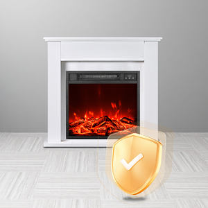 Nouveau <span class=keywords><strong>Chauffage</strong></span> Mural Décoratif Fixe Effet Flamme de Bûches Électrique 1500W - Product Image 5