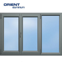 Ventanas y Puertas de Aluminio 2026 del Proveedor Dorado de Alibaba, Estilo Francés, Marcos de Aluminio, Ventanas Corredizas de Vidrio, Hechas en China