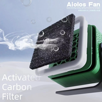 Extracteur de fumée 2UUL Aiolos, ventilateur portable, extraction de fumée, refroidissement, éclairage, mini ventilateur, filtre à charbon, réparation de circuits imprimés de téléphones portables