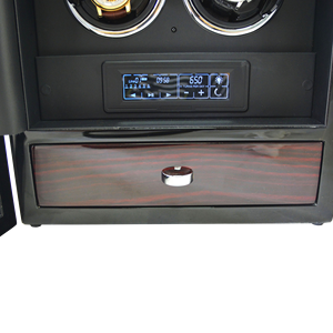 <span class=keywords><strong>Caja</strong></span> de Almacenamiento para Relojes Mecánicos con Dispositivo de Cuerda Automática y Función de Rotación, Material de Cristal - Product Image 2