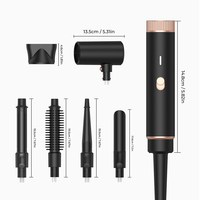 Outils de coiffage multifonctionnels 7 en 1, brosse à air chaud en céramique ionique, sèche-cheveux professionnel pour salon, styler