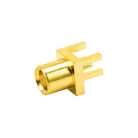 Conector Hembra MCX-KE con Desplazamiento de 1.7mm, Conector RF Hembra MCX, Conector de Antena para Soldar en Placa PCB