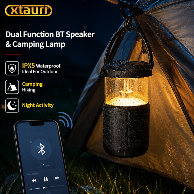 XTAURI B16 Portable Speaker for Outdoor Camping & Fitness for IPX-5 Waterproof Dust-Proof 10-30W Output Power