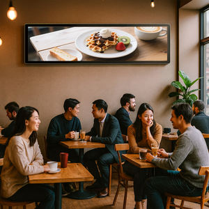 หน้าจอแสดงผลโฆษณาแบบติดผนัง LCD IPS Mini-LED Backlit ความสว่าง 500cd/m²  รองรับ <span class=keywords><strong>Adobe</strong></span> RGB 98% Color Gamut - Product Image 6